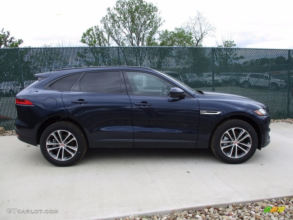 2017 F-PACE 35t AWD Premium - Dark Sapphire Blue / Jet photo #2