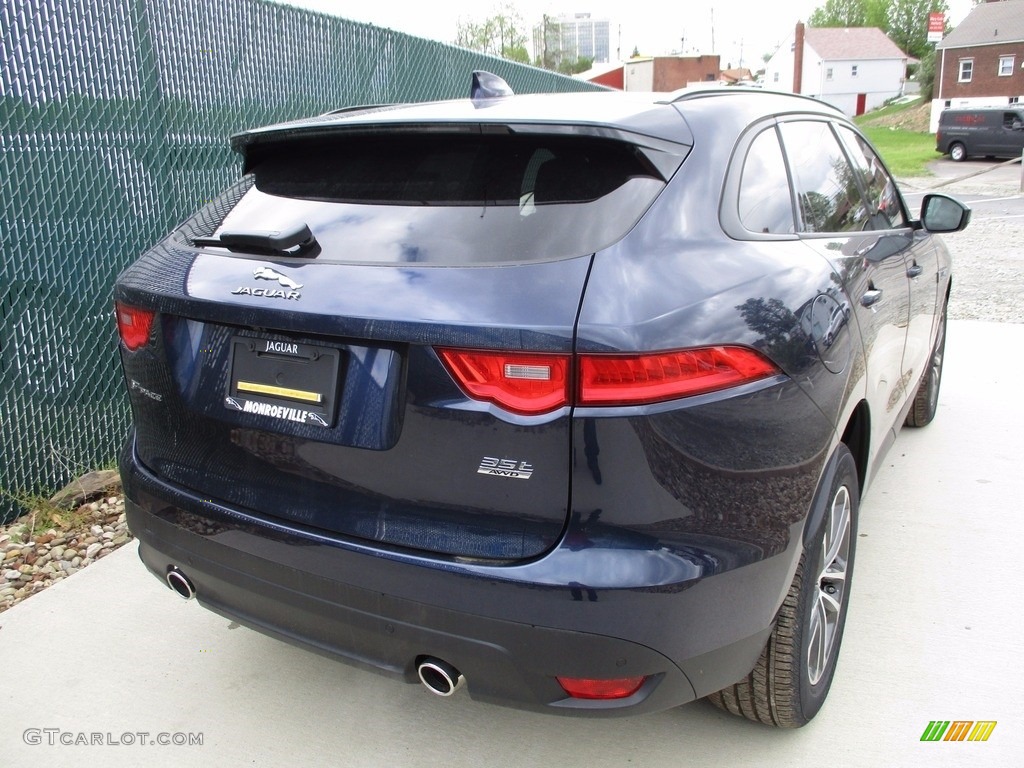 2017 F-PACE 35t AWD Premium - Dark Sapphire Blue / Jet photo #4