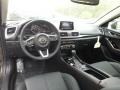 Black 2017 Mazda MAZDA3 Grand Touring 5 Door Interior Color