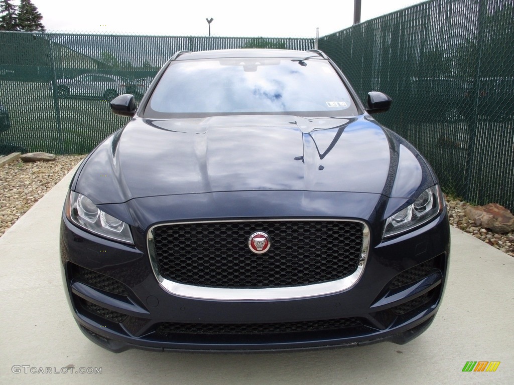 2017 F-PACE 35t AWD Premium - Dark Sapphire Blue / Jet photo #7