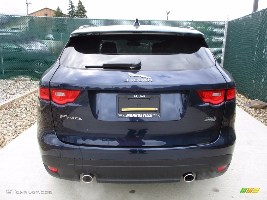2017 F-PACE 35t AWD Premium - Dark Sapphire Blue / Jet photo #10