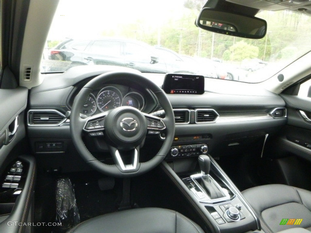 Black Interior 2017 Mazda CX-5 Grand Touring AWD Photo #120246033