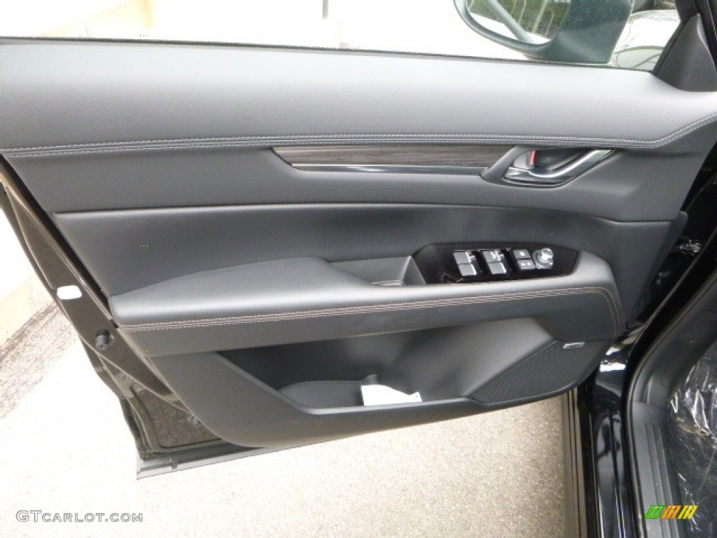 2017 Mazda CX-5 Grand Touring AWD Black Door Panel Photo #120246054