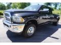 2017 Brilliant Black Crystal Pearl Ram 3500 Laramie Crew Cab 4x4 Dual Rear Wheel  photo #1