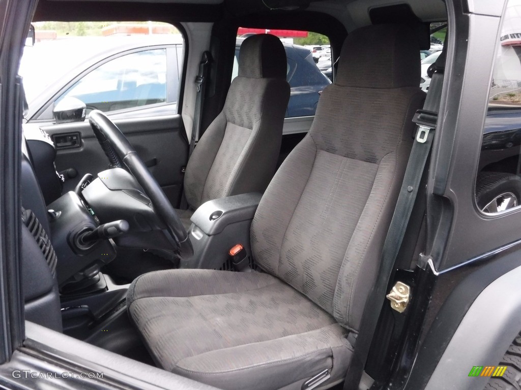 2004 Wrangler Sport 4x4 - Black / Dark Slate Gray photo #13