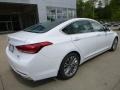 2017 Casablanca White Hyundai Genesis G80 AWD  photo #2