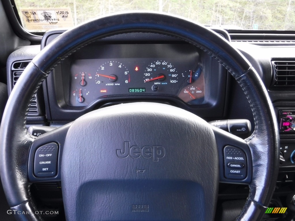 2004 Wrangler Sport 4x4 - Black / Dark Slate Gray photo #19