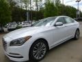 2017 Casablanca White Hyundai Genesis G80 AWD  photo #5