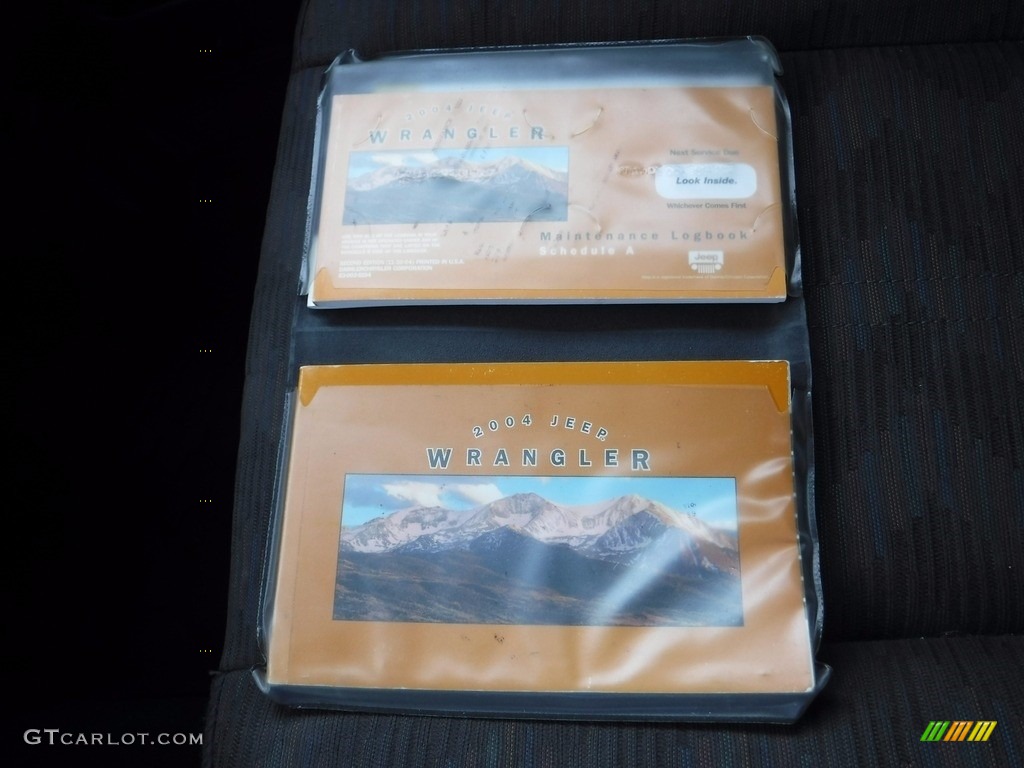 2004 Wrangler Sport 4x4 - Black / Dark Slate Gray photo #22
