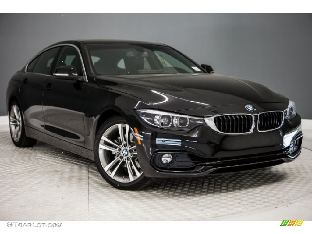 Black Sapphire Metallic 2018 BMW 4 Series 430i Gran Coupe Exterior Photo #120247743