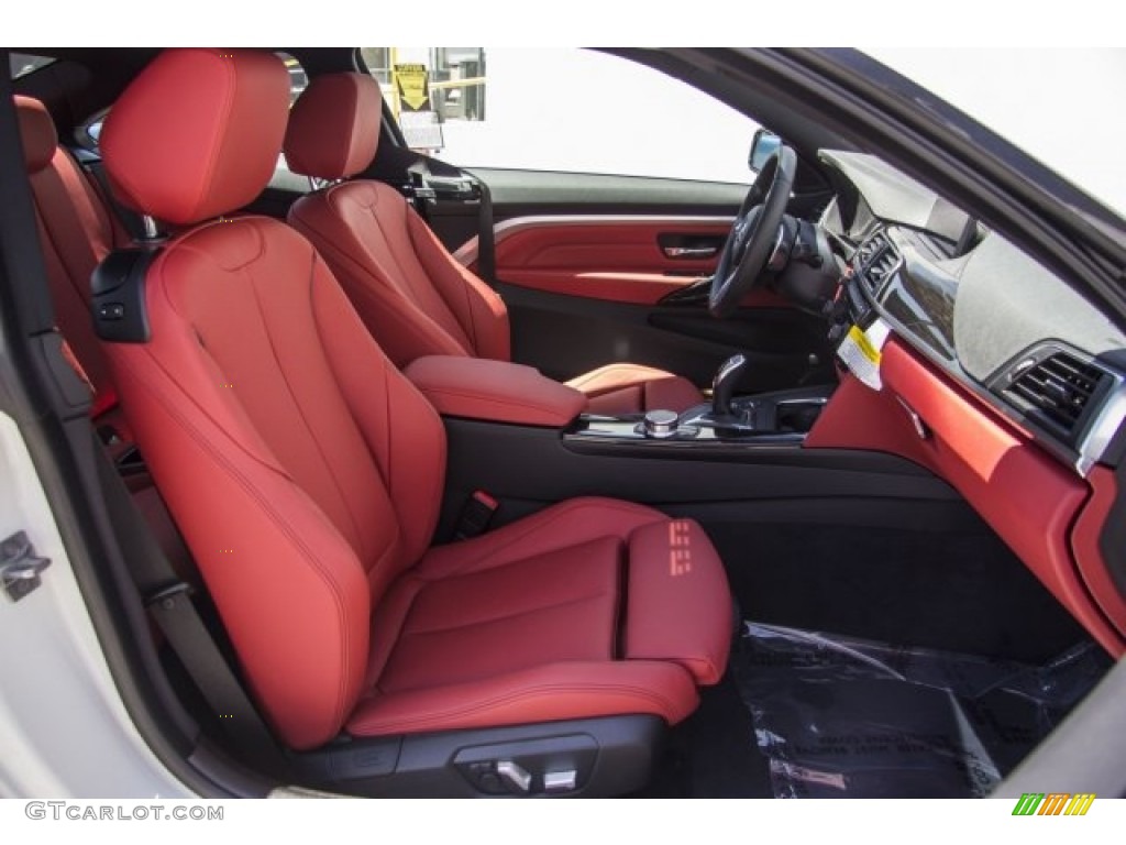 Coral Red Interior 2018 BMW 4 Series 430i Coupe Photo #120247791