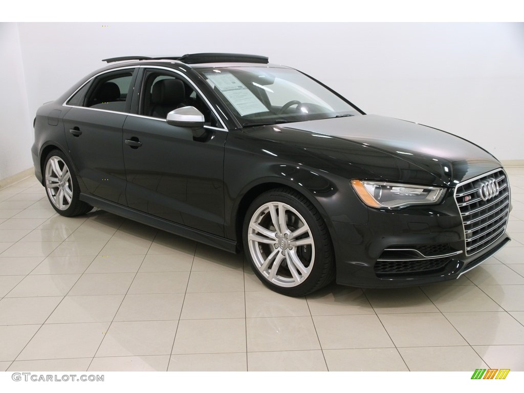 2016 S3 2.0T Premium Plus quattro - Mythos Black Metallic / Black photo #1