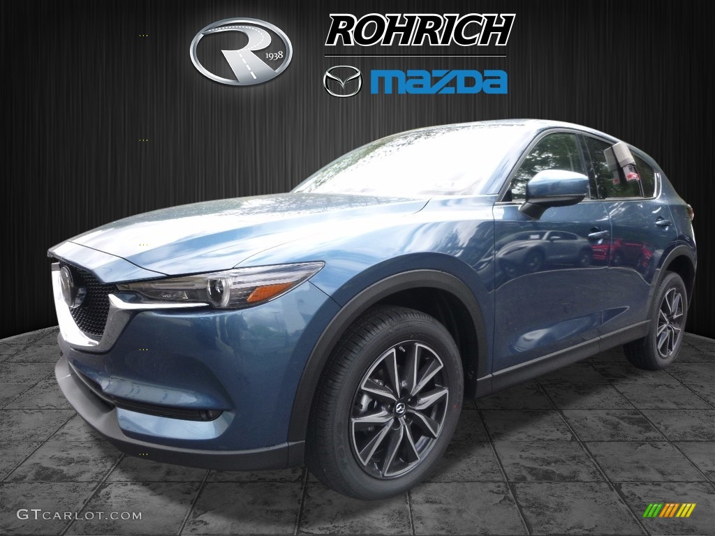 2017 Blue Reflex Mica Mazda CX5 Grand Touring AWD 120240449 Photo 4