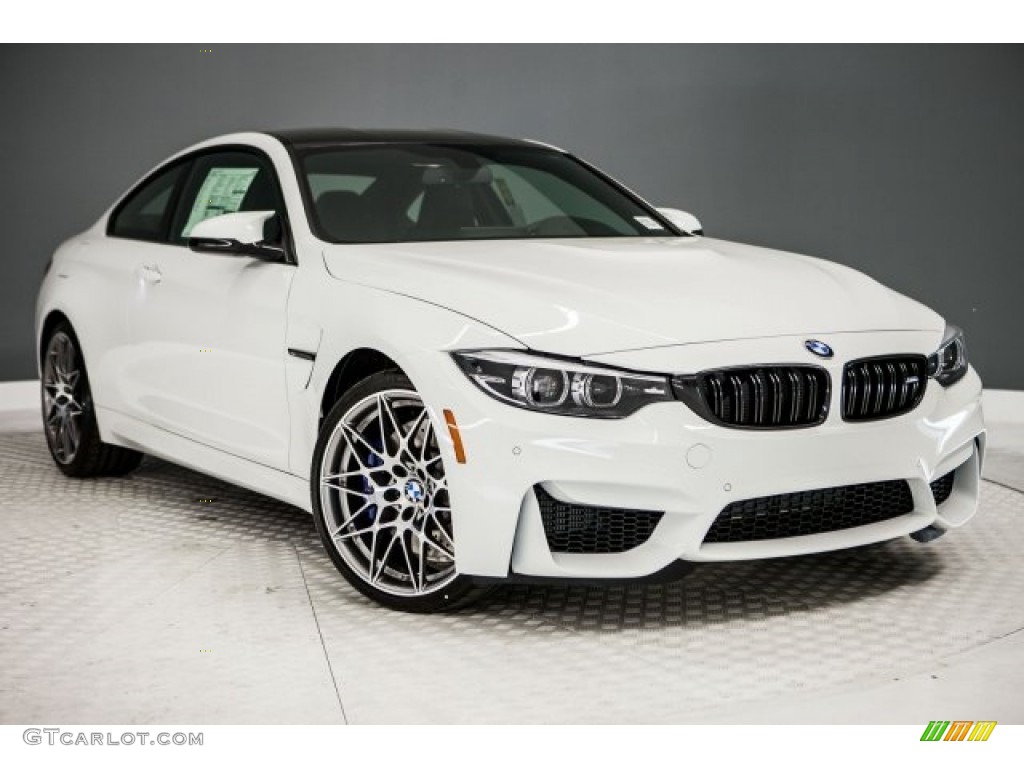 Alpine White 2018 BMW M4 Coupe Exterior Photo #120248223