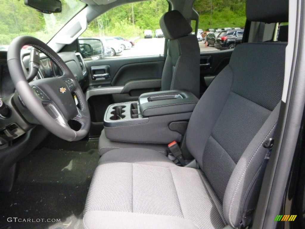 2017 Silverado 1500 LT Double Cab 4x4 - Black / Jet Black photo #14