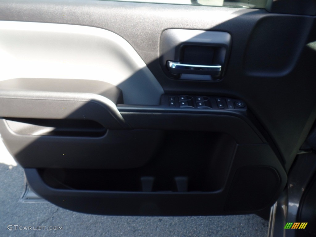 2017 Silverado 2500HD Work Truck Crew Cab 4x4 - Pepperdust Metallic / Dark Ash/Jet Black photo #14