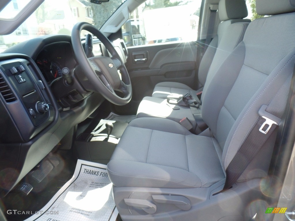 2017 Silverado 2500HD Work Truck Crew Cab 4x4 - Pepperdust Metallic / Dark Ash/Jet Black photo #17