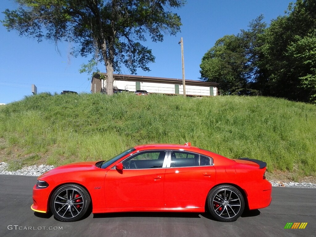 2017 Charger R/T Scat Pack - Go Mango / Black photo #1