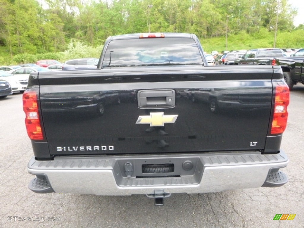 2017 Silverado 1500 LT Double Cab 4x4 - Black / Jet Black photo #4