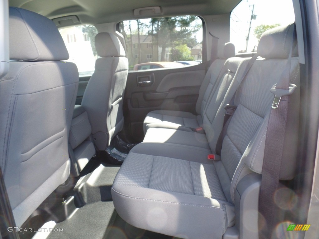 2017 Silverado 2500HD Work Truck Crew Cab 4x4 - Pepperdust Metallic / Dark Ash/Jet Black photo #43