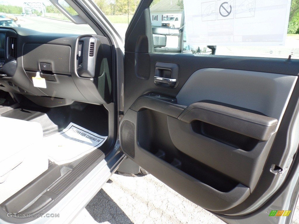 2017 Silverado 2500HD Work Truck Crew Cab 4x4 - Pepperdust Metallic / Dark Ash/Jet Black photo #54