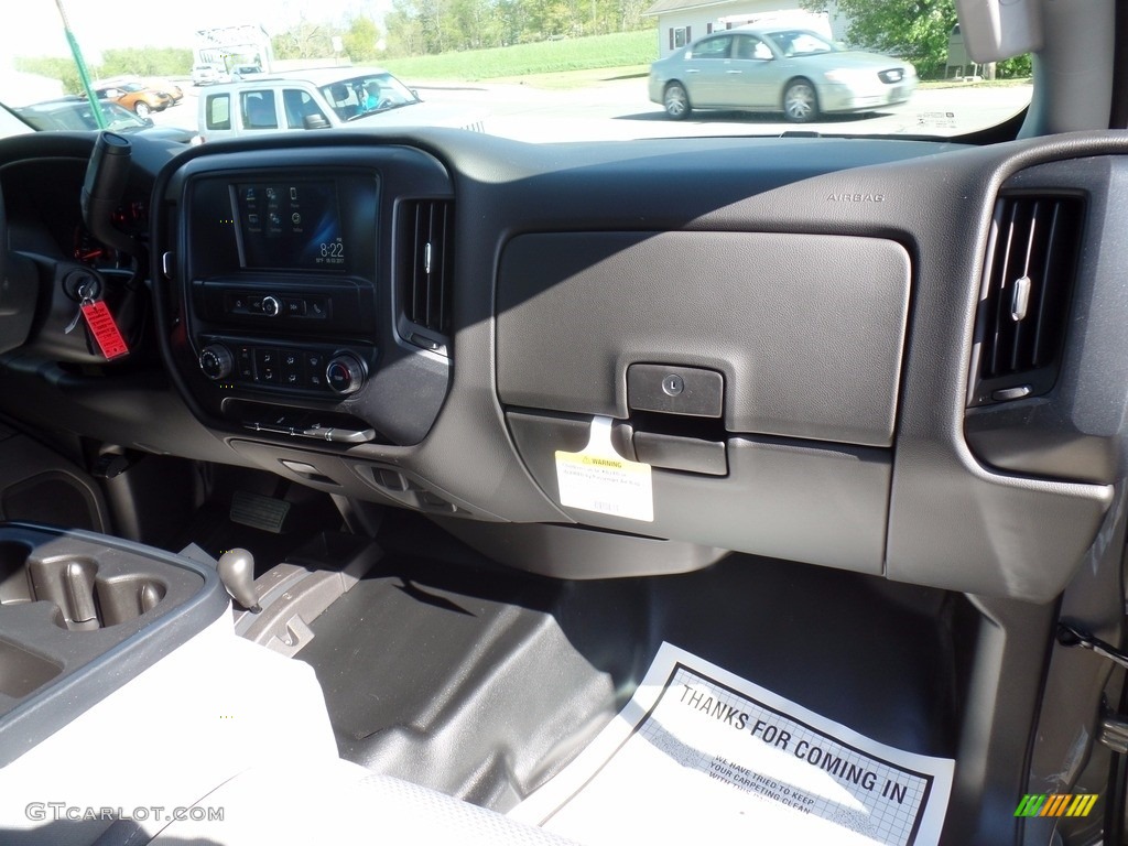 2017 Silverado 2500HD Work Truck Crew Cab 4x4 - Pepperdust Metallic / Dark Ash/Jet Black photo #57