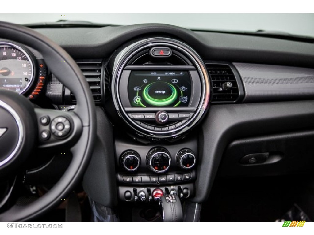 2017 Mini Convertible Cooper Carbon Black Dashboard Photo #120250608