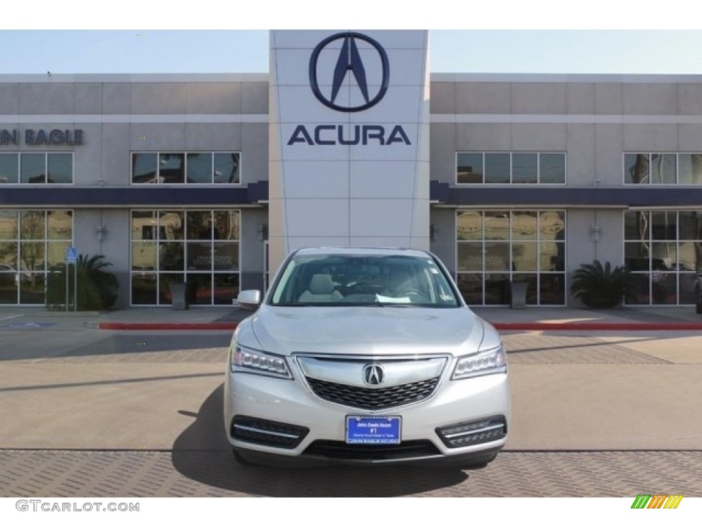 2015 MDX SH-AWD Technology - Silver Moon / Ebony photo #2