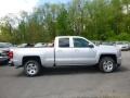 2017 Silver Ice Metallic Chevrolet Silverado 1500 LT Double Cab 4x4  photo #6