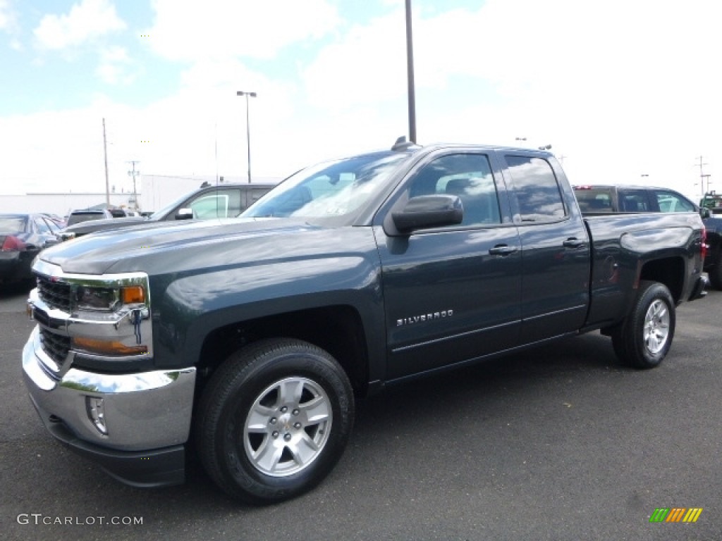 2017 Silverado 1500 LT Double Cab 4x4 - Graphite Metallic / Jet Black photo #1