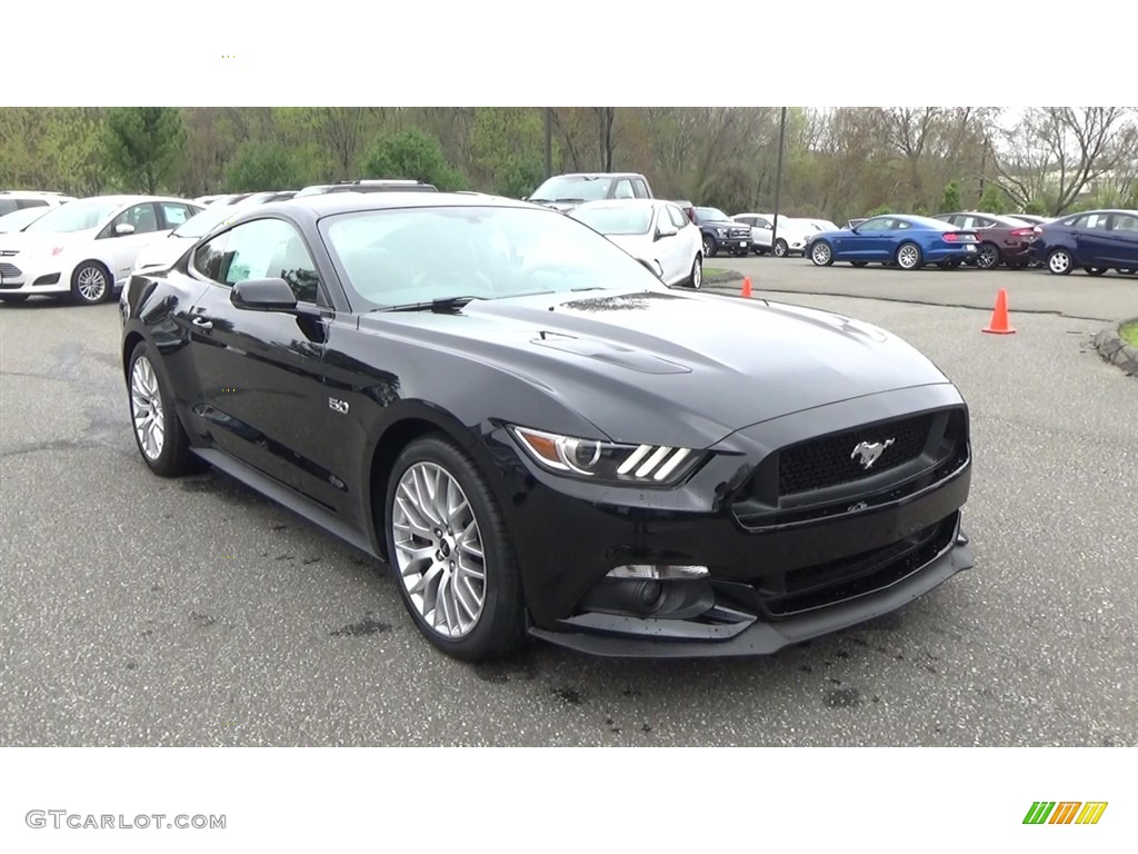 Shadow Black Ford Mustang