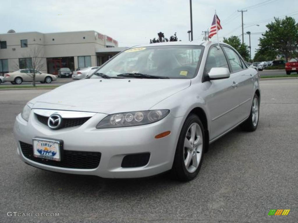 2006 MAZDA6 s Sedan - Glacier Silver Metallic / Gray photo #1