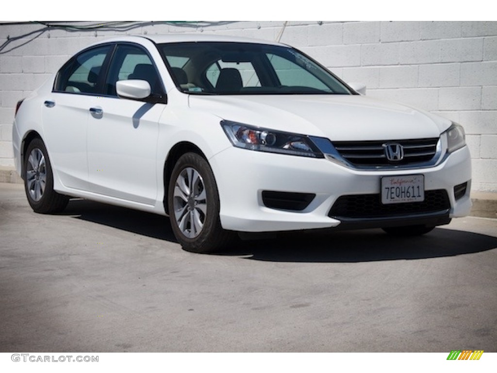 2014 Accord LX Sedan - White Orchid Pearl / Ivory photo #1