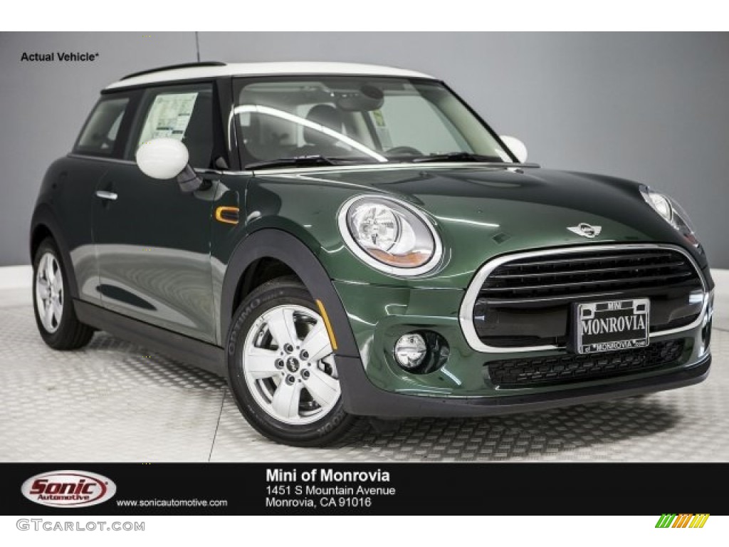 2017 Hardtop Cooper 2 Door - British Racing Green II Metallic / Carbon Black photo #1