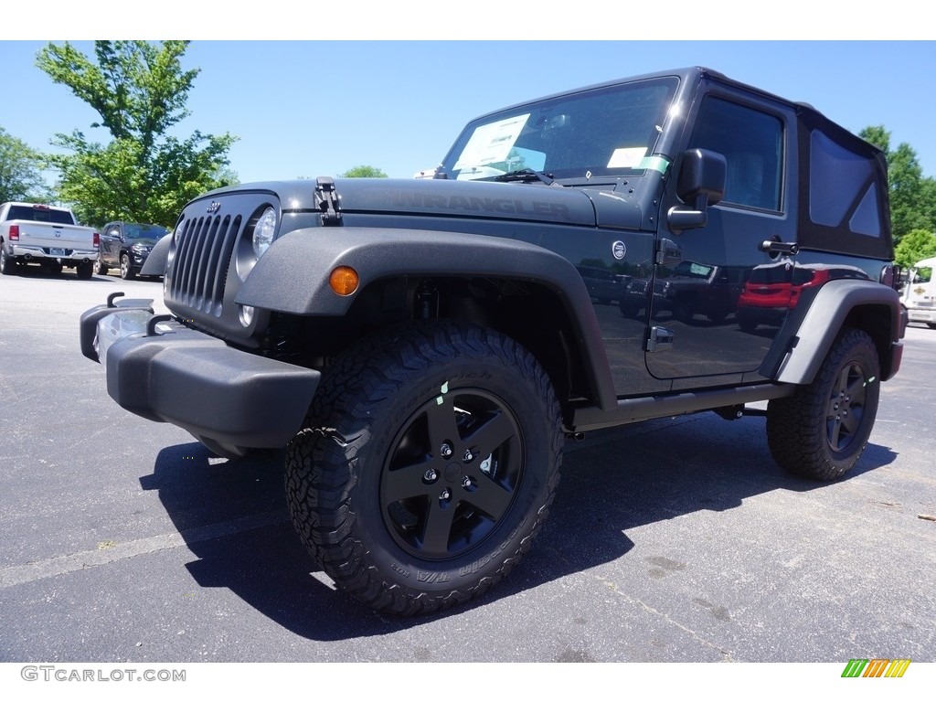 2017 Wrangler Sport 4x4 - Rhino / Black photo #1