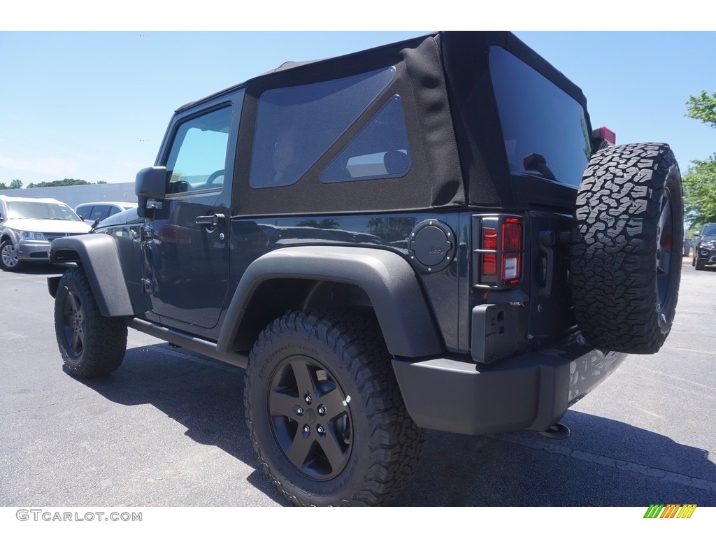 2017 Wrangler Sport 4x4 - Rhino / Black photo #2
