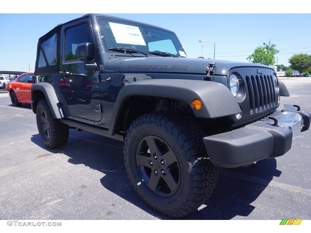 2017 Wrangler Sport 4x4 - Rhino / Black photo #4