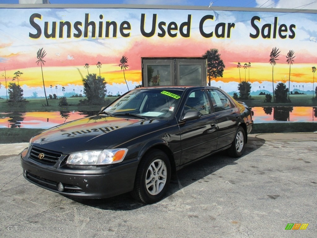 2001 Camry LE V6 - Graphite Gray Pearl / Gray photo #1