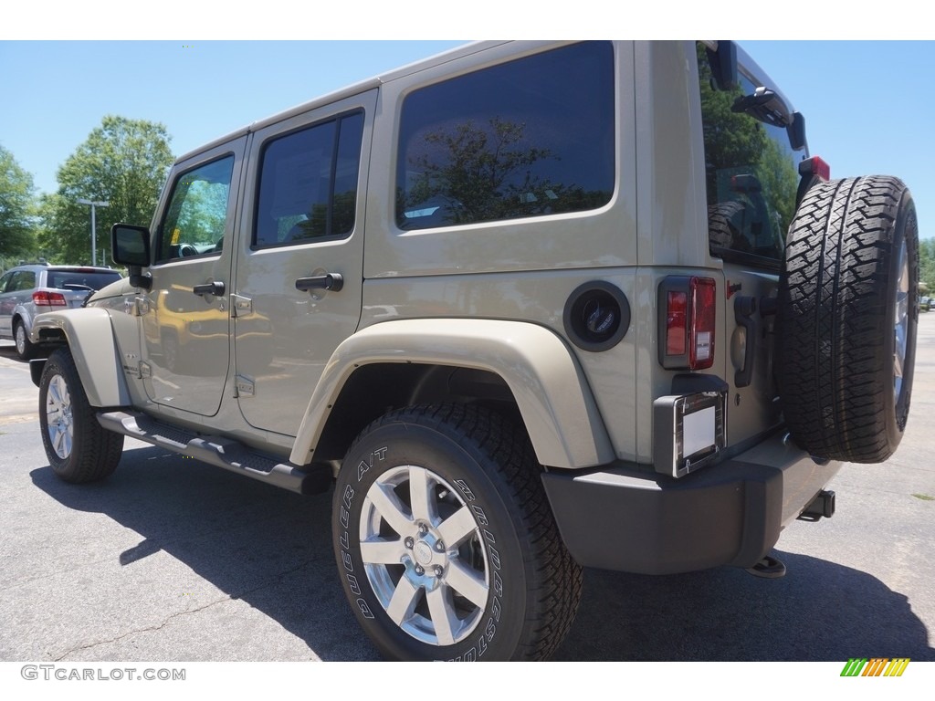2017 Wrangler Unlimited Sahara 4x4 - Gobi / Black photo #2