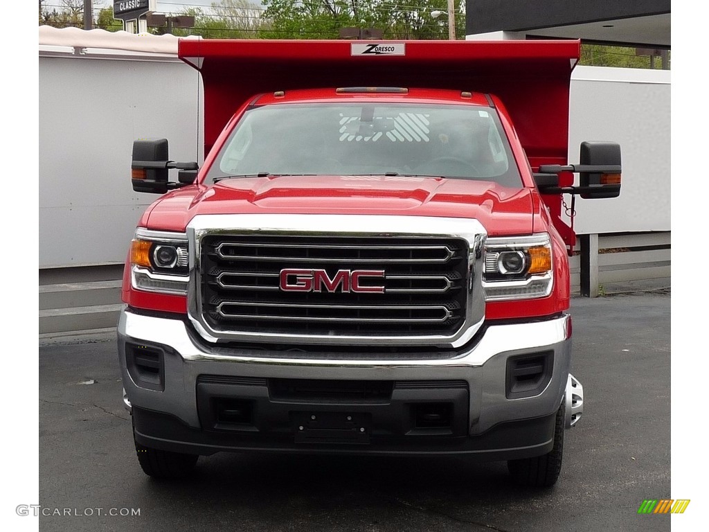 Cardinal Red 2017 GMC Sierra 3500HD Regular Cab Dump Truck Exterior Photo #120255309