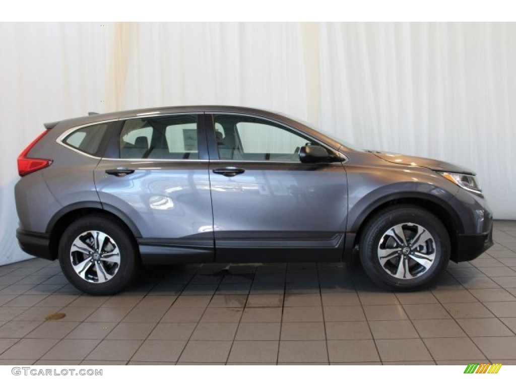 2017 CR-V LX - Modern Steel Metallic / Gray photo #3