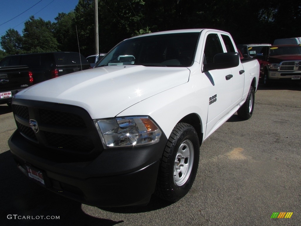 2013 1500 Tradesman Quad Cab - Bright White / Black/Diesel Gray photo #1