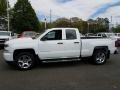 2017 Summit White Chevrolet Silverado 1500 Custom Double Cab 4x4  photo #3