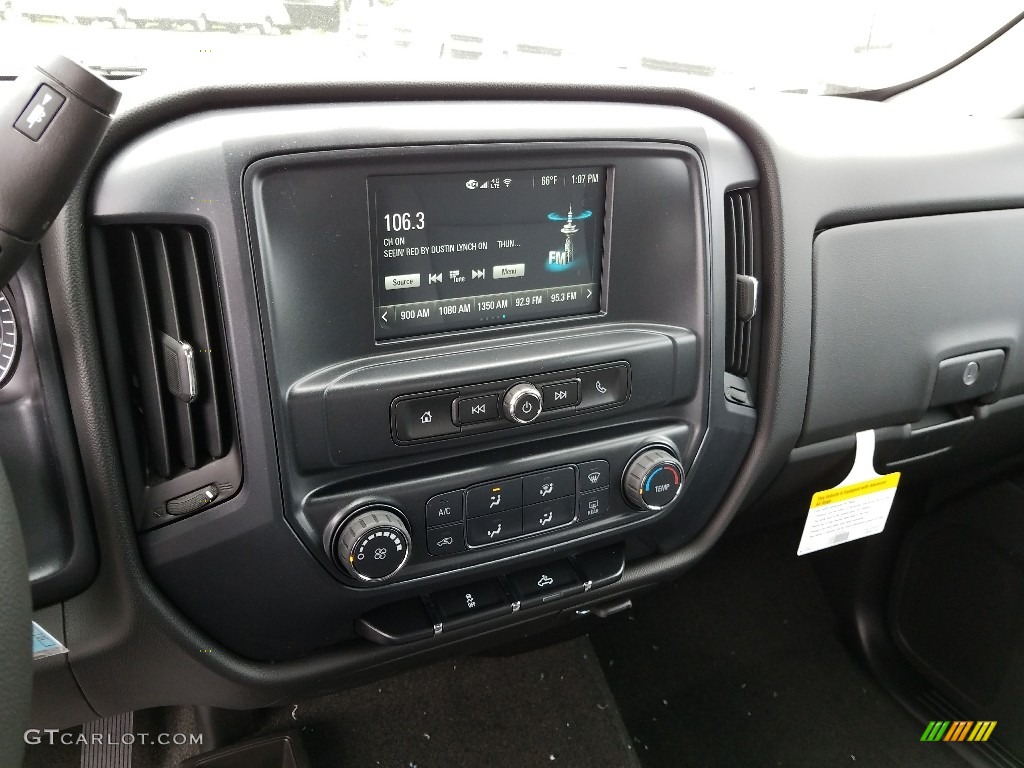 2017 Silverado 1500 Custom Double Cab 4x4 - Summit White / Dark Ash/Jet Black photo #10