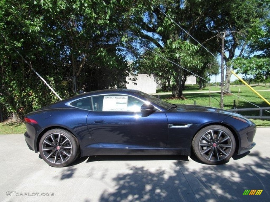 Dark Sapphire 2017 Jaguar F-TYPE Premium Coupe Exterior Photo #120259221