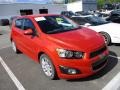 Inferno Orange Metallic - Sonic LT Sedan Photo No. 3