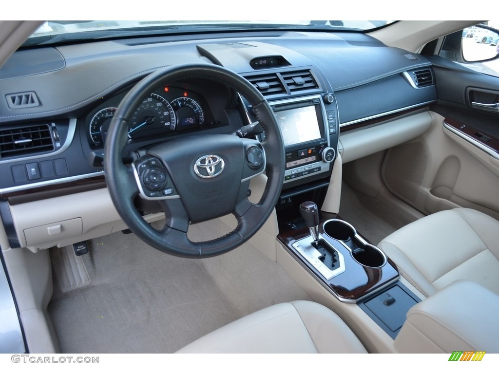 2014 Camry XLE - Creme Brulee Metallic / Ash photo #11