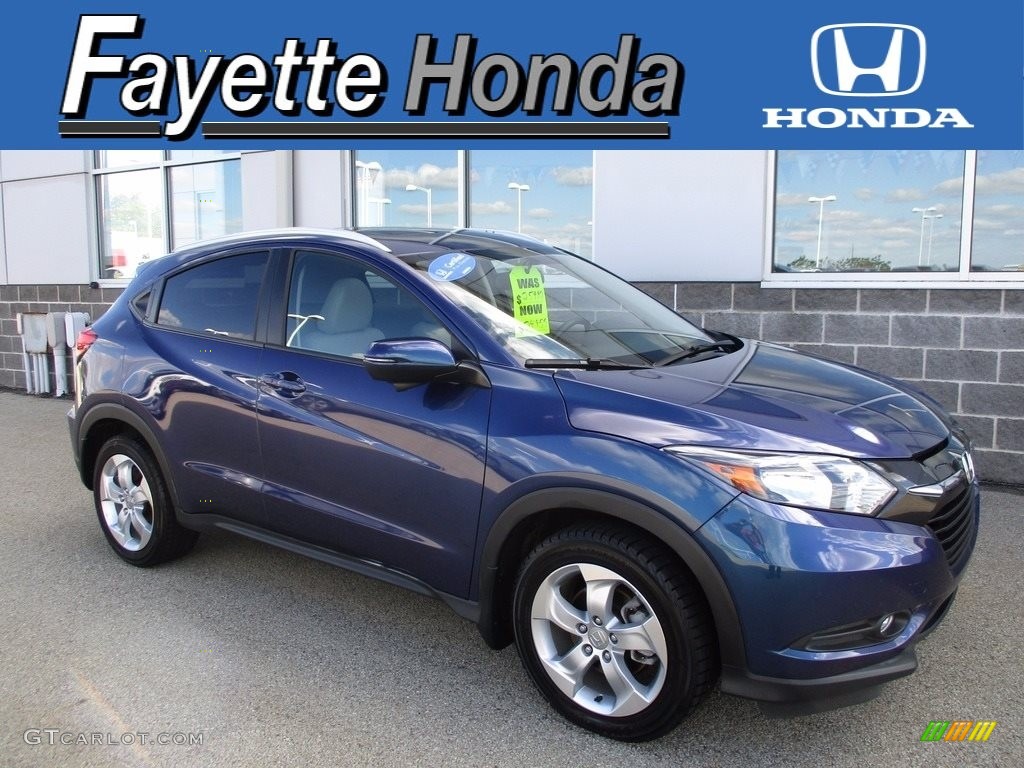 2016 Deep Ocean Pearl Honda HRV EXL Navi AWD 120240882 Photo 12