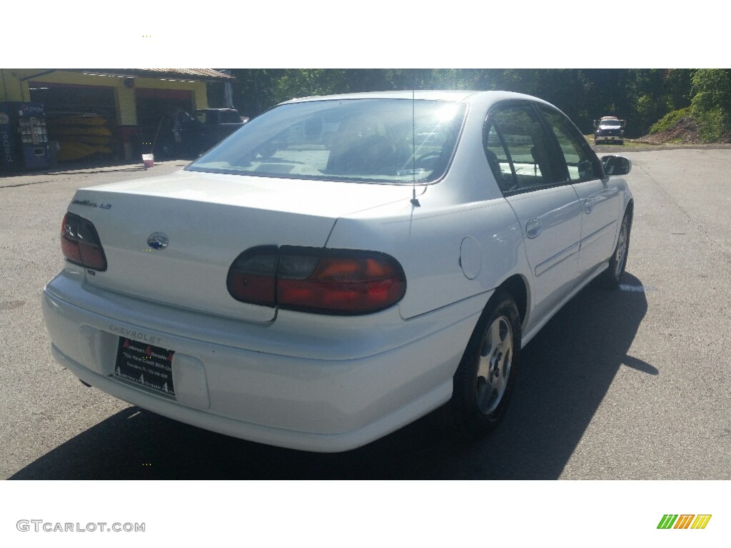 2002 Malibu LS Sedan - Bright White / Neutral photo #3