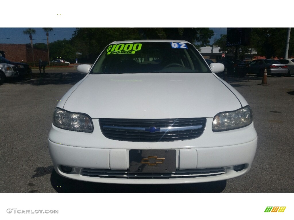 2002 Malibu LS Sedan - Bright White / Neutral photo #8